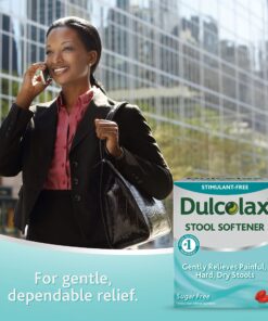 Dulcolax Stool Softener Laxative Liquid Gel Capsules (50ct) Gentle Relief, Docusate Sodium 100mg 12 81 gH2kLL