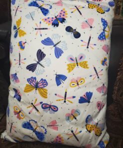 Dreamtown Kids Toddler Pillow & Pillowcase, Hypoallergenic, Plush, Made in USA, Ideal for Crib, Bed & Travel. Soft & Breathable for Safe, Cozy Sleep. Perfect for Boys and Girls - Ages 2+, Butterfly Butterfly’s 20 81 hUvgQ3TL 1