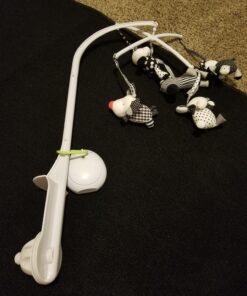 AGPtek 28 inch Baby Crib Mobile Bed Bell Holder Music Box Holder Arm Bracket Baby Bed Stent Set Nut Screw 41 81 j7isyO6L