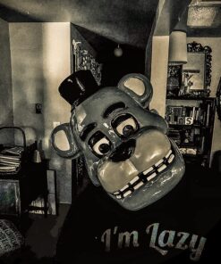 Rubie's Adult Five Nights at Freddy's Freddy Half Mask White 13 81 jagPxatL