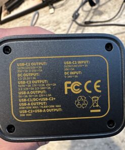 Shargeek Portable Charger, Storm 2 100W 25600mAh Laptop Power Bank, World's First See Through Battery Pack with IPS Screen, DC & 2 USB C & USB Ports for MacBook Pro/Dell XPS, iPad/iPhone 13 and More 39 81 jqp7TadL