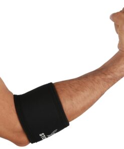 Stoic 7MM Compression Sleeve Cuff (Heavy Neoprene Construction) For arm, elbow, lower leg compression and warmth while weight lifting, powerlifting, bench pressing (10 Inch, Black) 10 Inch 13 81 kLmTFYNL