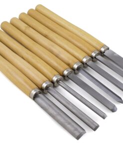 Bastex Professional Quality Wood Turning Chisel 8 pcs Set Included Lathes: 2 Skew 1 Spear Point 1 Parting 1 Round Nose & 3 Gouge Tools for Wood Working Professionals or Hobbyist. Starter Pack Kit 8 81 krjdBUXL