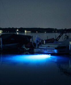 Tidal Wake Plug N' Play Underwater LED Boat Drain Plug Light, No Wiring Required No Holes to Drill, Add Ultra-Bright Underwater Lighting to Your Boat in 5 Minutes! 3 Years Warrant Blue 18 81 ms3rlb4L