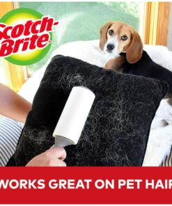 Scotch-Brite Lint Roller Value Pack, Works Great On Pet Hair, 5 Rollers, 95 Sheets Per Roller, 475 Sheets Total Multicolor 5 Count (Pack of 1) 31 81 myy5cWgL