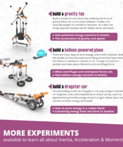 Engino- Stem Toys, Educational Toys for Kids 9+, Newton's Laws Inertia, Kinetic & Potential Energy, Construction Toys, Gift for Boys and Girls 19 81 nRB0AK9L 5