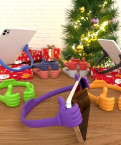 Honsky Universal Flexible Thumb Smartphone Stand Holder - Blue 12 81 nrFlQhyL