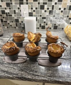 Epica Bellemain Popover Pan for Baking Nonstick Premium Materials, Great for Yorkshire Puddings, Frittatas, Muffins, Quiches, Pudding Cakes, and More 26 81 oz91m0oL