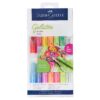 Faber-Castell Gelatos Colors Set, Brights - Water Soluble Pigment Crayons - 12 Bright Colors 22 81 p6H298dL