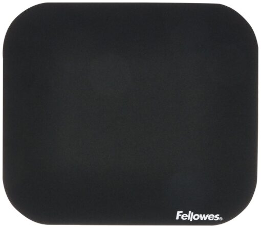 Fellowes Mouse Pad - Black 1 Count (Pack of 1)