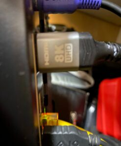 Highwings 8K 10K HDMI Cable 48Gbps 6.6FT/2M, Certified Ultra High Speed HDMI® Cable Braided Cord-4K@120Hz 8K@60Hz, DTS:X, HDCP 2.2 & 2.3, HDR 10 Compatible with Roku TV/PS5/HDTV/Blu-ray 6.6 feet Grey 42 81 pcu65C1L