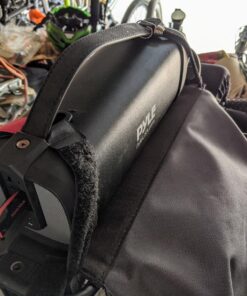 Pyle Wireless Portable Bluetooth Speaker- 100 Watt Power Rugged Compact Audio Sound Box Stereo System with Built-in Rechargeable Battery, 3.5mm AUX Input Jack,FM Radio,MP3 & USB Reader-PBMSQG5, Black 24 81 pdHOdXCL