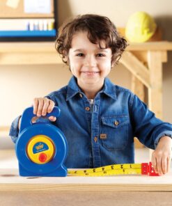 Learning Resources Pretend Play 3" Long Tape Measure - Ages 3+ Kids Measuring Tape, Measuring Tape Retractable, Educational Toys for Kids Tape Measure, 3 Feet 31 81 qLNYyD1L