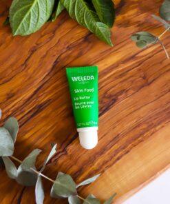 Weleda Skin Food Lip Butter, 0.27 Ounce, Plant Rich Moisturizing Lip Care with Sunflower Seed Oil, Chamomile and Calendula 0.27 Fl Oz (Pack of 1) 17 81 rLyBxctL