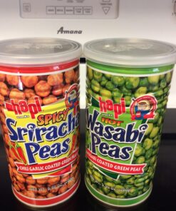 Hapi Hot Wasabi Peas + Spicy Sriracha Peas Combo Pack 9 81 t0mwFI9L