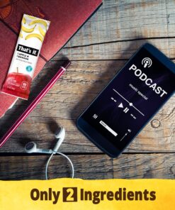 That's it Apple + Banana 100% Natural Real Fruit Bar, Best High Fiber Vegan, Gluten Free Healthy Snack, Paleo for Children & Adults, Non GMO Sugar-Free, No Preservatives Energy Food (12 Pack) 10 81 ttyVYGpL