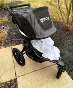 BOB Gear Revolution Flex 3.0 Jogging Stroller, Graphite Black Single 33 81 u y8rZsL