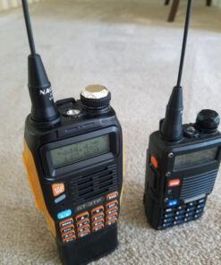 Authentic Genuine Nagoya NA-24J 16.2-Inch Ultra Whip VHF/UHF (144/430Mhz) Antenna SMA-Female for BTECH and BaoFeng Radios NA-24J 16.2" VHF/UHF 33 81 uvEGLLFL