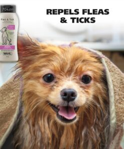 Wahl USA Flea & Tick Repelling Dog Shampoo for Pets – Defense Formula with Eucalyptus Cedar & Rosemary – 24 Oz - 820007A 12 81 vjPpjnHL