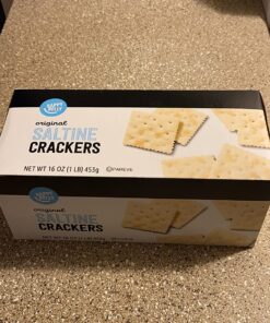 Amazon Fresh - Original Saltine Crackers, 16 oz (Previously Happy Belly, Packaging May Vary) 22 81 wO3Oa6DL
