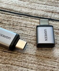 UGREEN USB to USB C 3.0 Adapter 2 Pack,USB C to USB Adapter USB C Male to USB Female Adapter Compatible with iPhone 15 Samsung S23 Ultra MacBook Pro 2023/ Air 2022 iPad Pro/Mini,Thunderbolt 4/3 Silve Silver 51 81 xIIs6i7L