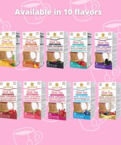 Hyleys Slim Tea Goji Berry Flavor - Weight Loss Herbal Supplement Cleanse and Detox - 25 Tea Bags (1 Pack) 25 Count (Pack of 1) 23 81 yZOoF22L