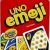 UNO Emoji Card Game for Family Night, Travel Game with Emoji Graphics & Special Rule for 2-10 Players 39 8100qOfYDBL