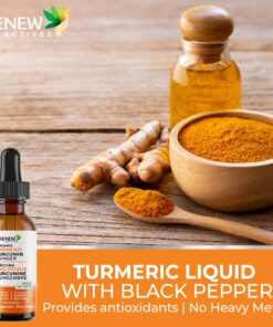 Alternative view of Renew Actives Turmeric Liquid Extract with Ginger & Lemon Oil