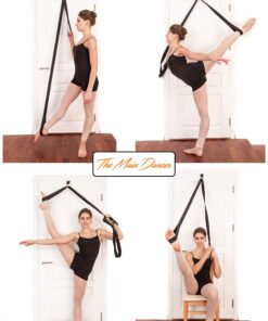 The Main Dancer - Stretch Band - to Improve Leg Stretching - Perfect Home Equipment for Ballet, Dance and Gymnastic Exercise - Excellent Gift for Your Friends and Loved Ones - Made in Europe 14 8104hhtMuL