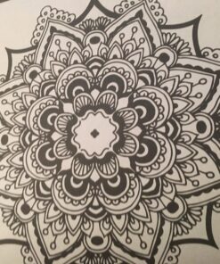 Mandala Coloring Book: 100+ Unique Mandala Designs and Stress Relieving Patterns for Adult Relaxation, Meditation, and Happiness (Magnificent Mandalas) Paperback, Large Print 75 810589RawiL