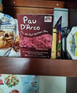 NOW Foods, Pau D'Arco Tea, A Traditional Herbal Experience, Overall Wellness, Premium Unbleached Tea Bags with No-Staples Design, 24-Count 24 Count (Pack of 1) 11 8105AF54aUL