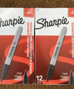 Sharpie Permanent Markers, Fine Point, Black, 24-Count 9 8105Kho8LKL