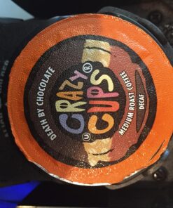 Crazy Cups Flavored Decaf Coffee Pods, Decaf Variety Pack, Decaffeinated Coffee for Keurig Machines, for Hot or Iced Coffee, Single Serve Coffee in Recyclable Pods, 0.45 Oz (Pack of 24) 0.45 Ounce (Pack of 24) 48 8105X2ZJcXL