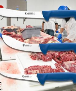 Jero 3 Piece Pro Butcher Meat Processing Set - Butcher Knife, Skinning Knife, and Boning Knife 6 8107QbmRa5L