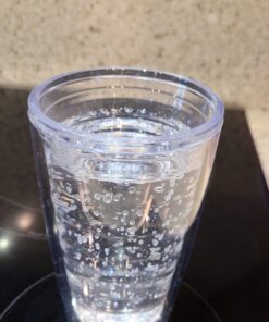 Insulated Drinking Glasses 16oz 4-pack - Made in USA Great for Iced Coffee & Hot Drinks, Clear Double Wall Plastic Tumbler Cups, Microwave, Freezer & Top Rack Dishwasher Safe Reusable Cups Clear - 16 oz 16.0 ounces 26 8108zXcc FL 2