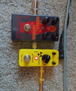 Donner Guitar Delay Pedal, Yellow Fall Analog Delay Guitar Effect Pedal Vintage Delay True Bypass Yellow Delay 35 8109QtlL1TL
