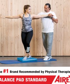 AIREX Balance Pad – Stability Trainer for Balance, Stretching, Physical Therapy, Exercise, Mobility, Rehabilitation and Core Training Non-Slip Closed Cell Foam Premium Balance Pad Blue Standard 11 810ASRNqaL
