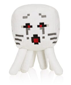 JINX Minecraft Ghast Plush Stuffed Toy, White, 13" Tall, with Display Box 10 810Af5ejgML