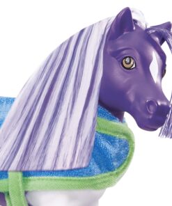 Breyer Color Changing Bath Toy | Ella the Horse | Purple / White with Surprise Pink Color | 7" x 7.5" |Ages 2+ | Model #7107 Ella Horse 17 810BwGyXr0L