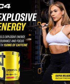 C4 Original Pre Workout Powder Fruit Punch - Vitamin C for Immune Support - Sugar Free Preworkout Energy for Men & Women - 150mg Caffeine + Beta Alanine + Creatine - 60 Servings 60 servings (Pack of 1) 23 810DrlZnZdL