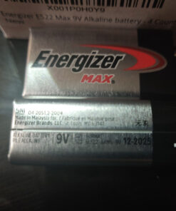 Energizer E522 Max 9V Alkaline battery - 4 Count 4 Count (Pack of 1) 34 810F0gfmQ3L