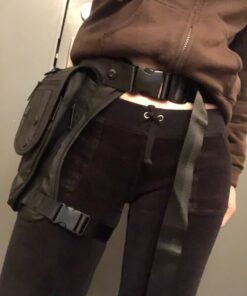 Hebetag Oxford Hiking Waist Pack Motorcycle Drop Leg Bag for Men Women Bike Riding Cycling Tactical Thigh Fanny Pouch Outdoor Travel Fishing Camping Casual Daypack Black #01Black 32 810FckmWN3L