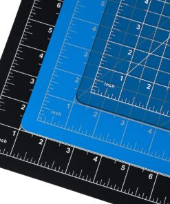 Dahle Vantage 10670 Self-Healing Cutting Mat, 9"x12", 1/2" Grid, 5 Layers for Max Healing, Perfect for Crafts & Sewing, Black 18 810HS06Q42L