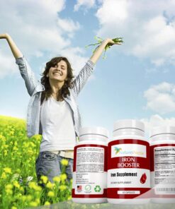 Iron Booster - Iron Supplement for Women - Helps Boost Red Blood Cell Production with Slow Release Non Constipating Ferrous Iron Pills for Women - Best Iron Supplements for Anemia - Raw Iron Vitamins 17 810IHL0ZoIL