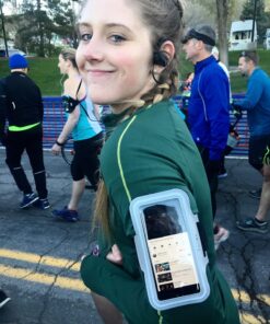 TRIBE Water Resistant Cell Phone Armband Case Running Holder for iPhone Pro Max Plus Mini SE (13/12/11/X/XS/XR/8/7/6/5) Galaxy S Ultra Plus Edge Note (21/20/10/9/8/7/6/5) Adjustable Strap & Key Pocket Grey S: iPhone Mini/8/7/6/5/4/3/SE/Galaxy Mini 37 810Irf223RL