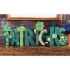 Happy St. Patrick's Wooden Screen Sign - hinged, Wood and Hand Painted - Shamrocks, Leprechauns, and Rainbows - St. Patrick's Day Tabletop Home Decor 44 810J6RnCnGL