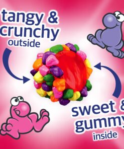 Nerds Gummy Clusters Candy, Rainbow, Resealable 8 Ounce Bag. 26 810JH X895L