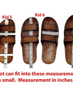 Alternative view of Hawaii Brown and Black Jesus sandals (Small Kid/Big Kid) 5 Big Kid