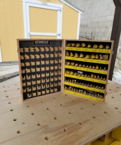 Yonico 70 Piece Router Bits 1/4 Shank- Tungsten Carbide Router Bit Set | Professional Wood Router Bits 17702q 9 810LFnfUm3L