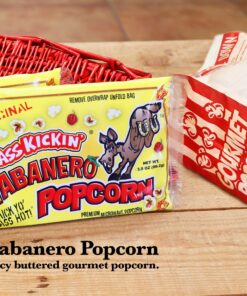 ASS KICKIN' Habanero Microwave Popcorn - 12 Pack - Ultimate Spicy Gourmet Gift - Makes a Great Movie Theater Popcorn or Snack Food - Try if you dare! 7 810LN5HZj L